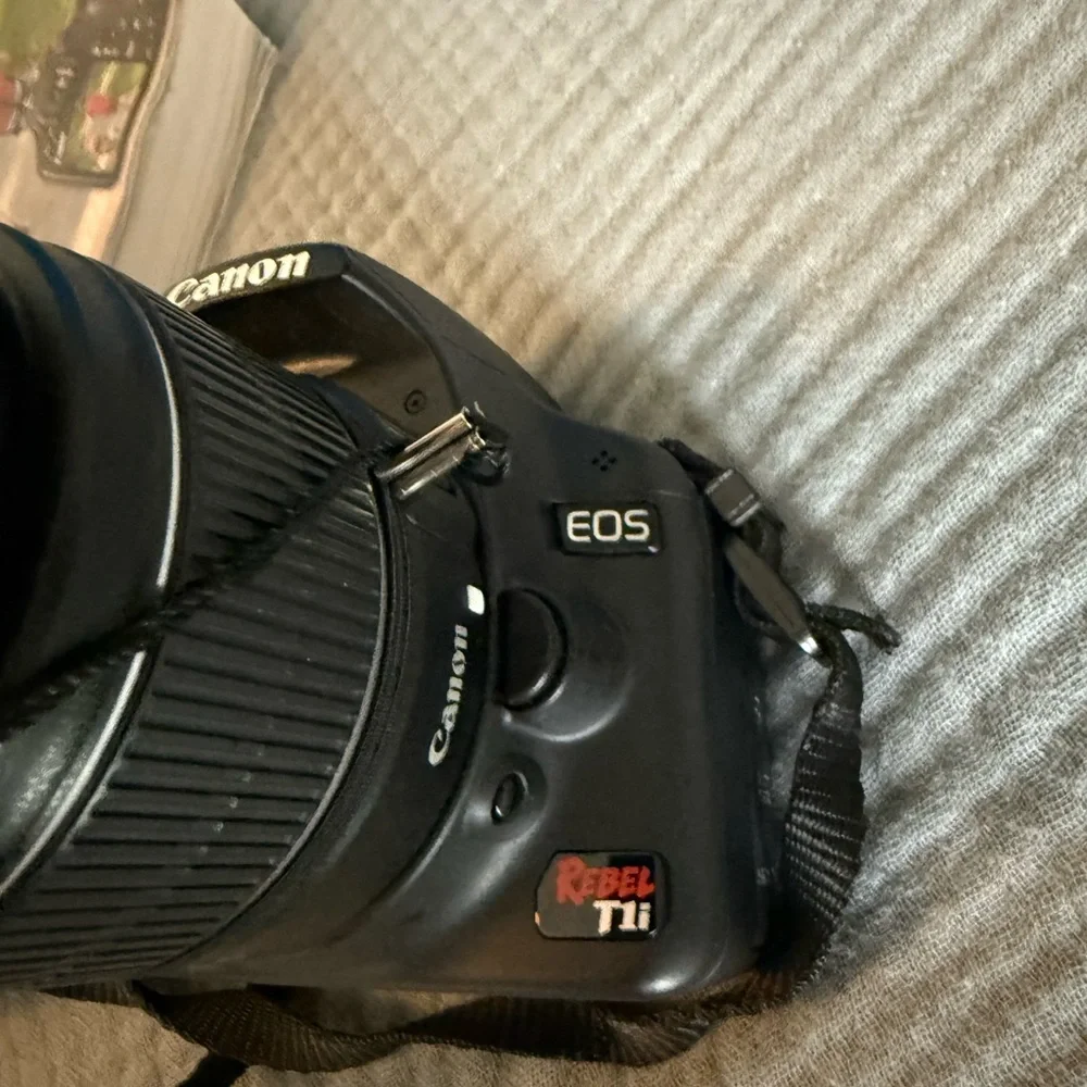 Canon Black DSLR Camera with Accessories